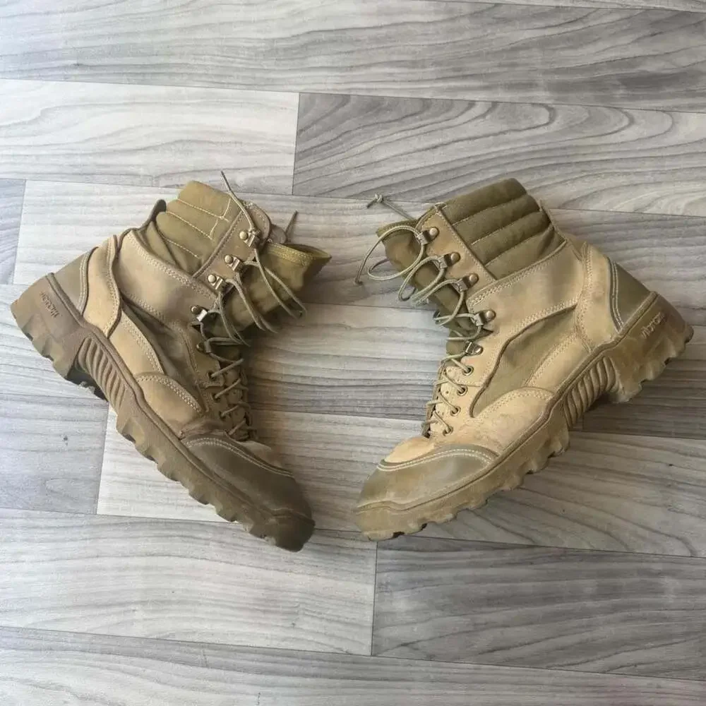 Belleville Military Combat Boots Tan Vibram Sole Men's 9.5